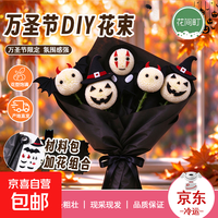 京喜自营-专用品牌 万圣节DIY菊花乒乓菊花束 5支装