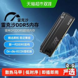 雷克沙 8G内存条 DDR5 6000 C38台式机内存条 雷神马甲条