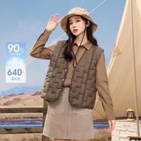 雪中飞 女式羽绒服秋冬居家百搭轻薄保暖外穿内搭马夹