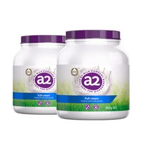 a2 澳洲进口a2紫吨吨全脂脱脂高钙高蛋白奶粉900g/罐*2罐 中老年早餐全家