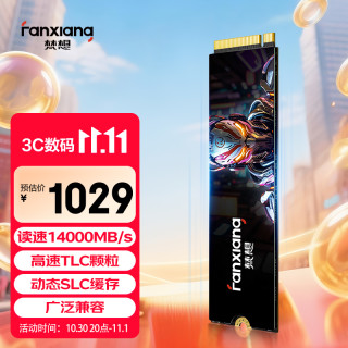 梵想 S910 1TB SSD固态硬盘 M.2接口NVMe协议PCIe5.0读速14000MB/s