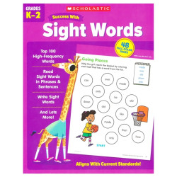 扫码点读版 Evan-Moor Smart Start Sight Words 1-2 英文原版美国高频词练习册 幼儿园小学 自然拼读闪卡 High Frequency Words