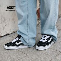 百亿补贴：VANS 3人团）Vans/范斯官方正品Caldrone黑色胖胖鞋秋季美式潮流复古男鞋板鞋