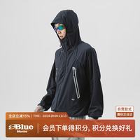 蓝岐 吸湿排汗轻量透气超薄夹克运动休闲外套男 藏青色 XL （防晒版）