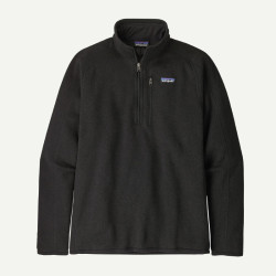 巴塔哥尼亚 男款Better Sweater半拉链套头抓绒衫 黑色 XL