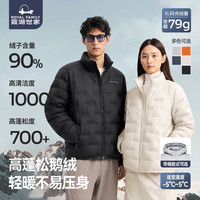 霞湖世家 700+蓬松 匈牙利白鹅绒 90绒立领羽绒服 多色可选 男女同款