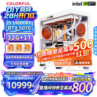 七彩虹 橘猫主机14600KF+5070 12G橘猫32G内存 1T固态电竞游戏萌宠组装电脑整机