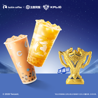 瑞幸咖啡 双杯套餐（联名圣龙杯徽章冰箱贴）