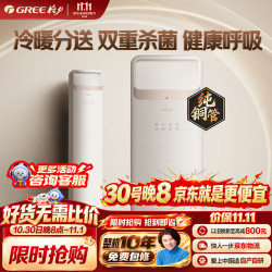 格力 空调时光锦2匹柜机 外机双排铜管分布送风离子杀菌精准调温京致升级款KFR-50LW/(50506)FNhAa-B1