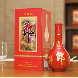 郎酒 红花郎 红十 第四代 53%vol 酱香型白酒 500ml 单瓶装