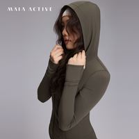 MAIA ACTIVE 立领连帽紧身女士外套 L码