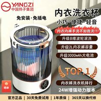 扬子 集团内衣洗衣机双杯内衣裤洗袜子专用迷你全自动小型便携懒人宿舍双