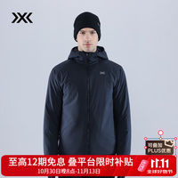 X-BIONIC XBIONIC海狸60轻量连帽棉服男60g金标P棉外套秋冬保暖舒适上衣秋冬新品 暗夜黑(26985) L