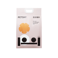 petshy 豆腐混合猫砂6.18kg/包大包装