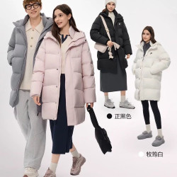 斐乐 蓬蓬羽绒服丨FILA潮牌中长款羽绒服26冬季新款女防泼水外套男