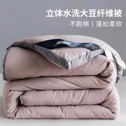 安睡宝 春秋被大豆纤维被子四季被加厚保暖冬被宿舍单人被子