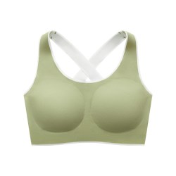 Like UU ubras旗下likeuu少女文胸交叉美背内衣运动女童发育背心舒适透气