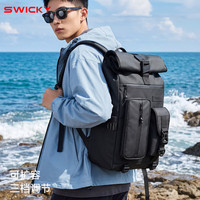 SWICKY 潮流男士双肩包机能骑行背包通勤大容量旅行笔记本电脑包
