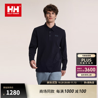 HELLY HANSEN, HH HELLY HANSEN, H/H海丽汉森hh26冬 轻户外基础长袖polo衫 黑色 L