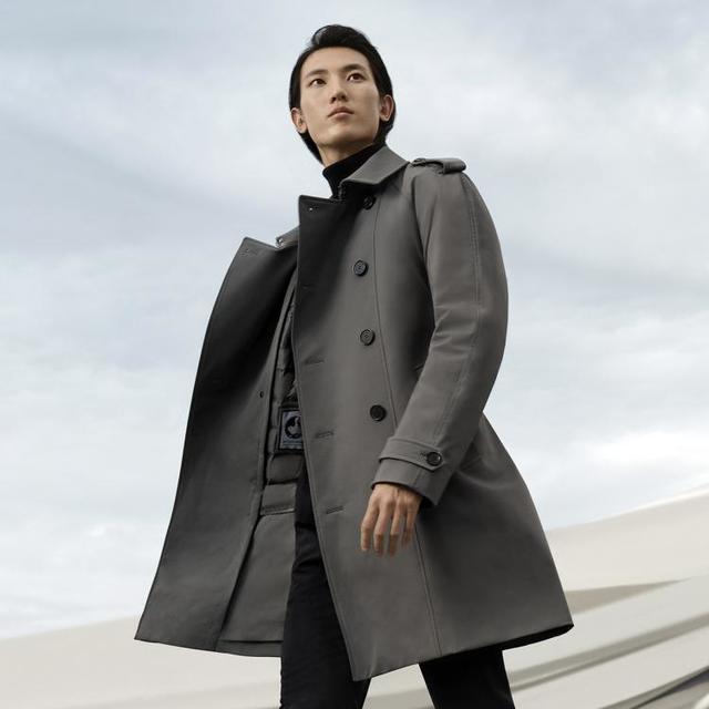 波司登 男式商务羽绒风衣时尚百搭简约舒适轻便外套羽绒服男