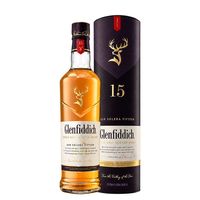 格兰菲迪 15年750ml 英国进口威士忌酒送礼海外版有码