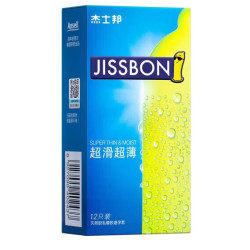 杰士邦 超滑超薄 安全套 12只装