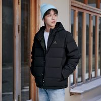 阿迪达斯 男款600蓬连帽鸭绒羽绒服