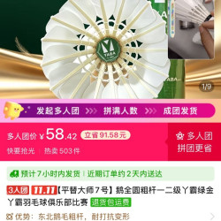 绿鸭霸羽毛球