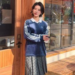 阿迪达斯 三叶草 2026年男女同款上衣POLO长袖翻领日常出行休闲舒适通勤运动Polo衫