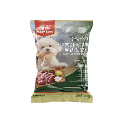 Paddy Time 全价全期鲜肉酥化狗粮 鸭肉梨配方 50g