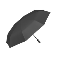RUMBRELLA 三折自动晴雨伞 一键开合 黑胶防晒 1支装 黑色