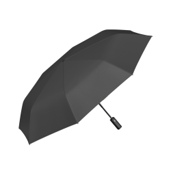 RUMBRELLA 三折自动晴雨伞 一键开合 黑胶防晒 1支装 黑色