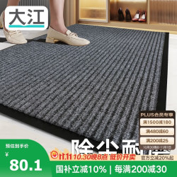 大江 入户地垫门口新款进门垫门外脚垫入户门地毯80x160cm
