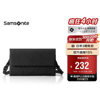 新秀丽 NX5*94003 男士单肩斜挎包 黑色