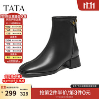 他她 WYX03DD5 黑色 38 女短靴