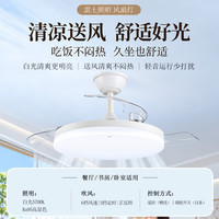 雷士 风扇灯隐形扇高显色 24瓦白光|6档风速正反转（抢5折！