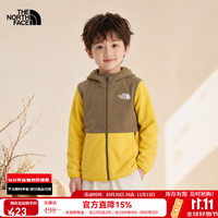 北面 儿童抓绒外套男女童Glacier户外保暖可做内搭新款|8CVF RL3/金芒黄 150 (L)