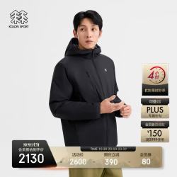 KOLON SPORT 户外保暖棉衣 男士防泼水PRRIMALOFT轻薄棉服