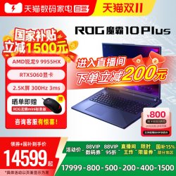 ROG 魔霸10 Plus（锐龙R9 9955HX、RTX5060显卡、18英寸2.5K、16GB、1TB）