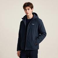 DKNY 秋冬保暖男士棉衣连帽挡风舒适外套男