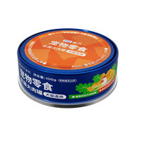 蓝氏 狗狗零食狗罐头鸡肉狗粮狗湿粮拌饭补水营养鸡肉南瓜山药100g
