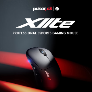 派世 Pulsar 派世 eS Xlite Vaxee 联名 蓝色 电竞游戏鼠标