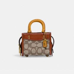 COACH 经典标志提花织物ROGUE 12号手袋CC515