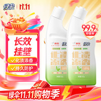 绿伞 长效挂壁洁厕灵香氛变色免刷洗卫浴马桶清洁剂500g×2瓶