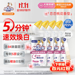 威猛先生 除菌洁厕液 600g*4瓶 淡雅花香