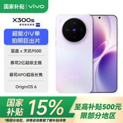 vivo X300s 5G手机 12GB+512GB 梦核紫