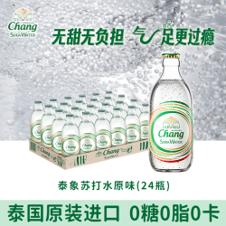 象牌 椰裹 泰象苏打水经典原味无糖 325ml*24瓶