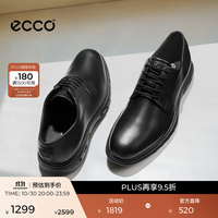 ecco 524704 混动防水牛皮德比鞋 黑色 41
