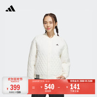 阿迪达斯 双11主推休闲保暖宽松立领棉服外套女装秋冬阿迪达斯轻运动