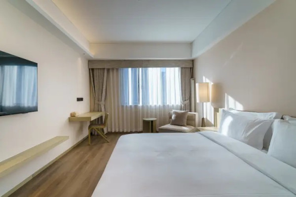 崇礼雪场旁 阿那亚A.HOTEL 大床房3晚 含汤泉+旅拍+高铁接送
